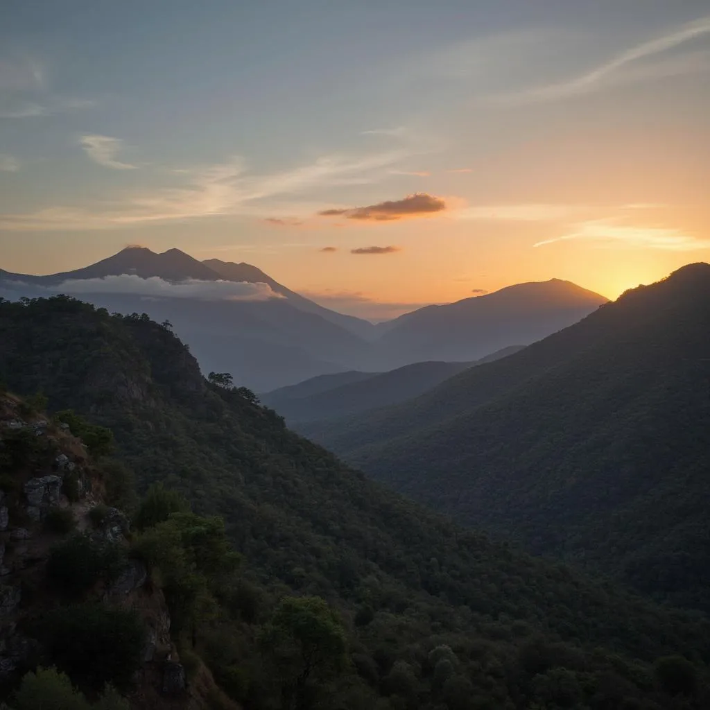 Paisaje argentino inspirador para el bienestar