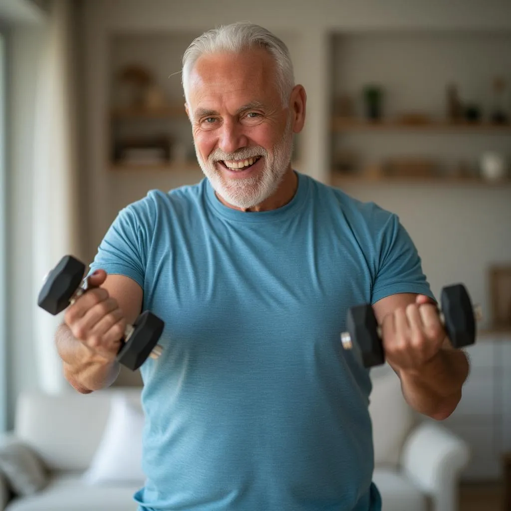 Persona disfrutando de fitness ligero